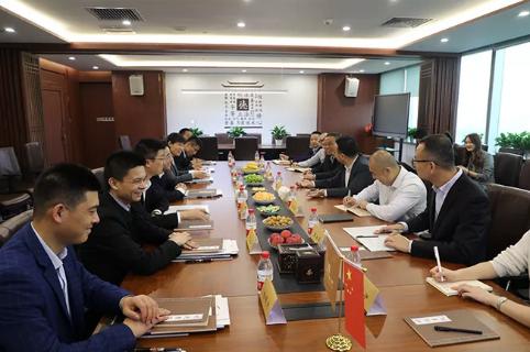 明光市市委书记被百达娱乐企业文化深深感动 | 深入沟通合作空间广阔